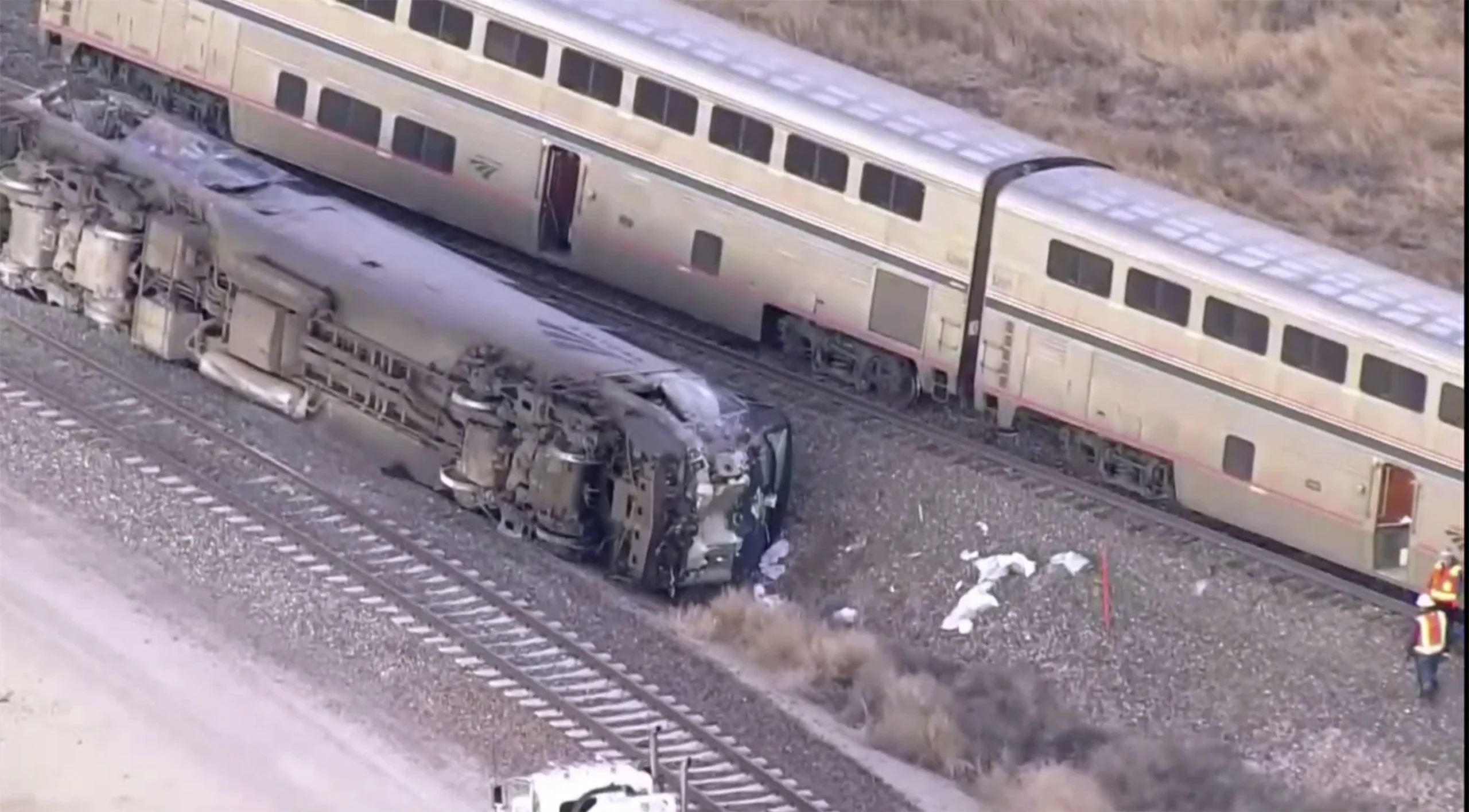 Passenger Train Hits Milk Truck at Colorado Railroad Crossing, Badly ...